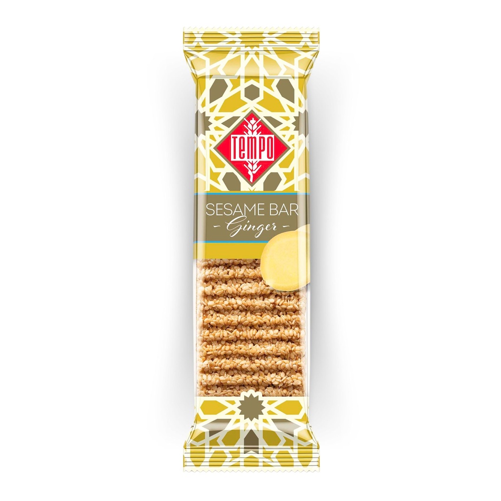 Tempo Sesame Bar With Ginger 45g*12 ( old ) 
