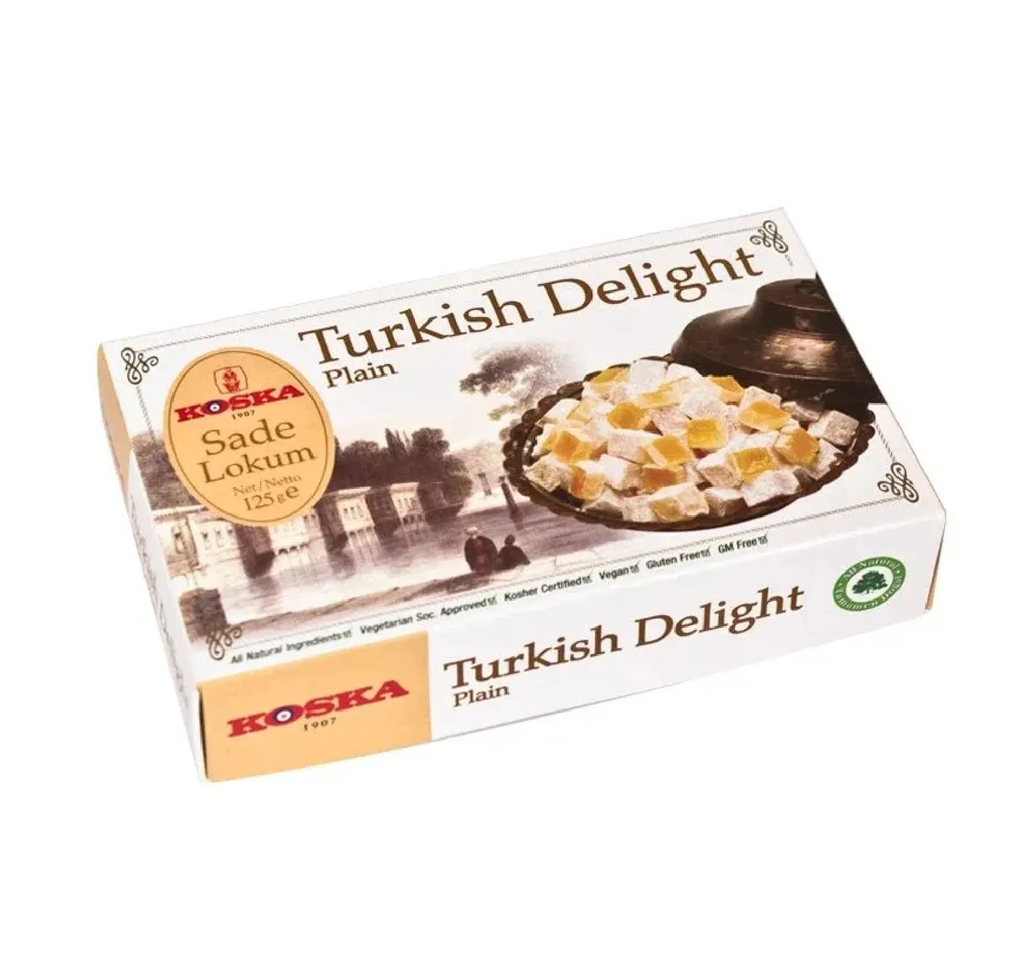 KOSKA Plain Turkish Delight 125G X24 ( old ) 