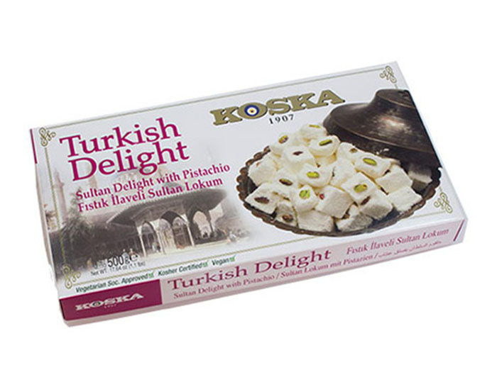 KOSKA Sultan Turkish Delight With Pistachio 500G X12 ( old ) 