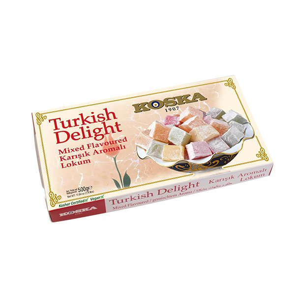 KOSKA Mixed (Haz.Coc.Pis) Turkish Delight 500G X12 ( old ) 