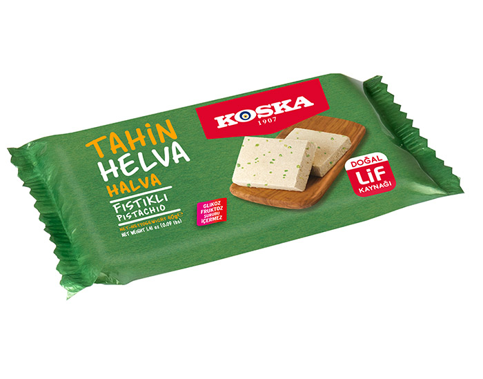 KOSKA Halva With Pistachio 40G X48 ( old ) 