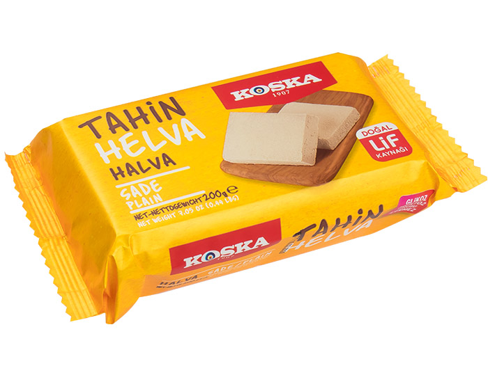 KOSKA Plain Halva 200G X12 ( old ) 