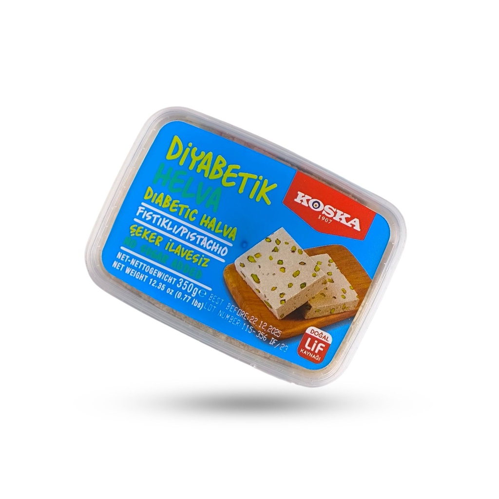 KOSKA Halva Diabetic With Pistachio 350G X12 ( old ) 