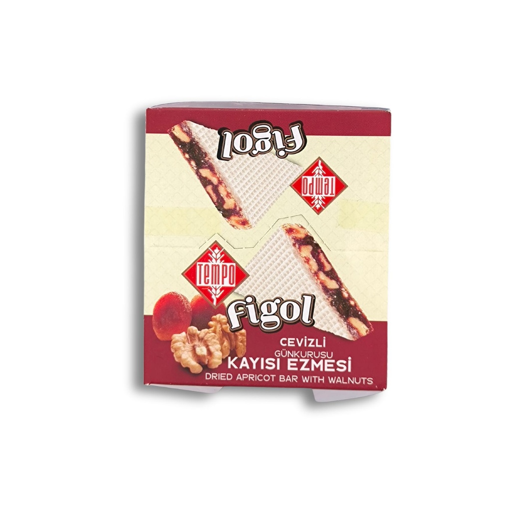 Tempo Dried Apricot Bar With WALNUT (Triangle) 40g *12 ( old ) 